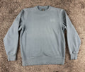 Mountain Hardwear Mens S MHW Logo Pullover Crewneck Sweatshirt Blue Slate Grey