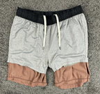 Vuori Mens Kore Shorts L Lined Terracotta Clay Dotted Waistband Athletic Run