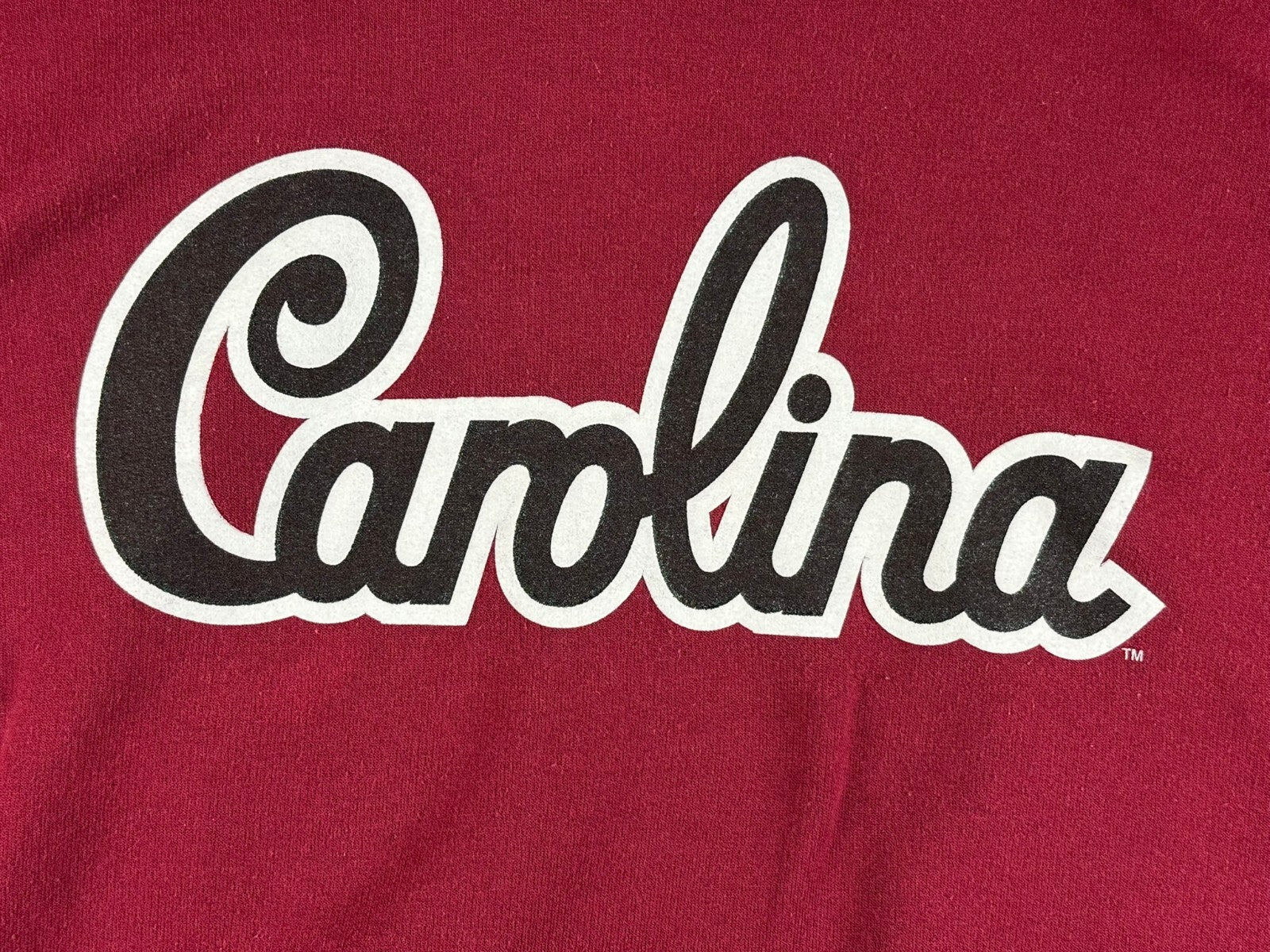 South Carolina Gamecocks Hoodie Mens Garnet Maroon Pullover NCAA Sweatshirt Sz L