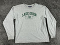 Vintage 90's JanSport Lake Orion Football Shirt Gray Mens XL (Fits Small)