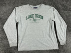 Vintage 90's JanSport Lake Orion Football Shirt Gray Mens XL (Fits Small)