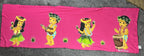 Teihotu Creations Bora Bora Pareo Sarong Pink Tahiti Rayon Handmade 67x21