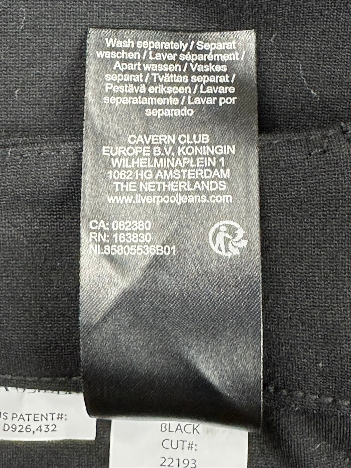 Liverpool Gia Glider Womens 10/30 Pull On Skinny Pants Black Ponte Knit Stretch