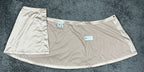 Adidas 2000 Luxe Wrap Satin Rhinestone Mini Skirt Beige Tan Medium