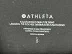 Athleta Salutation Stash 7/8 Women Black Pocket Leggings Sz L