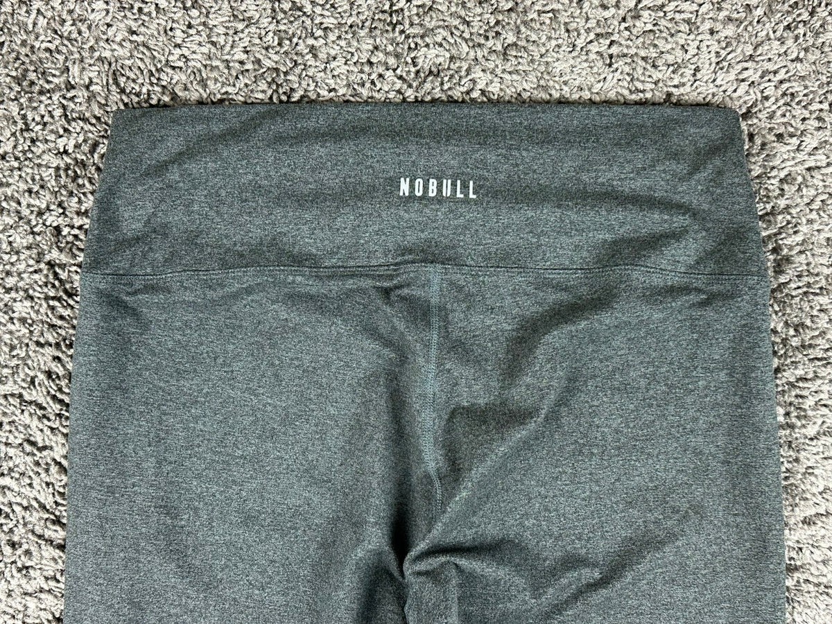 NOBULL Womens XL Charcoal Heather High-Rise Tight Leggings