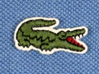 Lacoste Mens Polo Shirt Light Blue Pique Short Sleeve Crocodile Logo Size 6