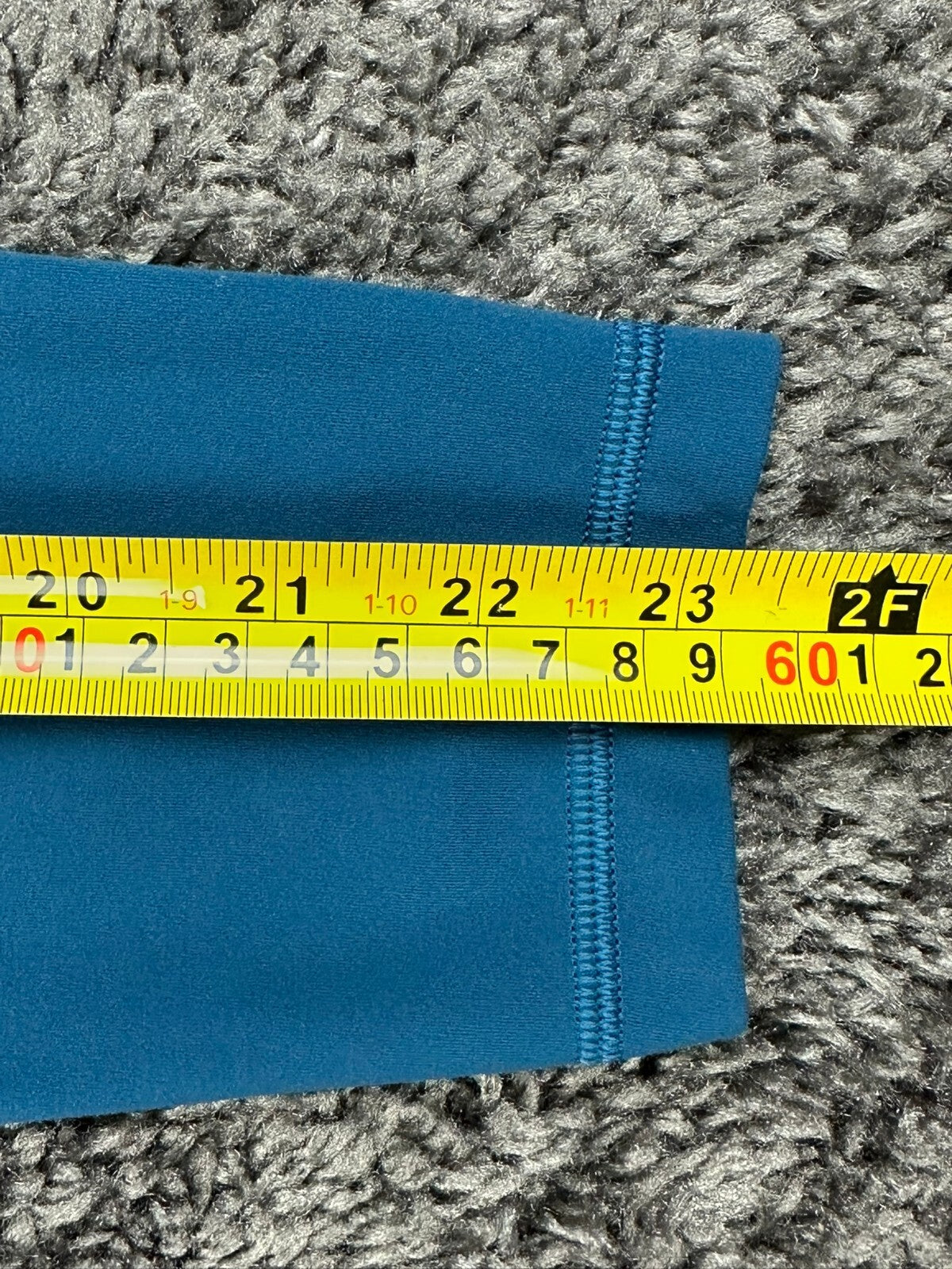 Athleta Womens XS Ultra High Rise Elation 7/8 Tight Leggings Blue Yoga