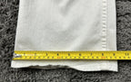Hudson Womens Size 30 White Stretch Denim Bootcut Jeans Double Button