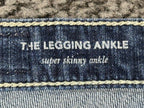 AG Adriano Goldschmied The Legging Ankle Jeans Womens Blue Skinny Sz 24R