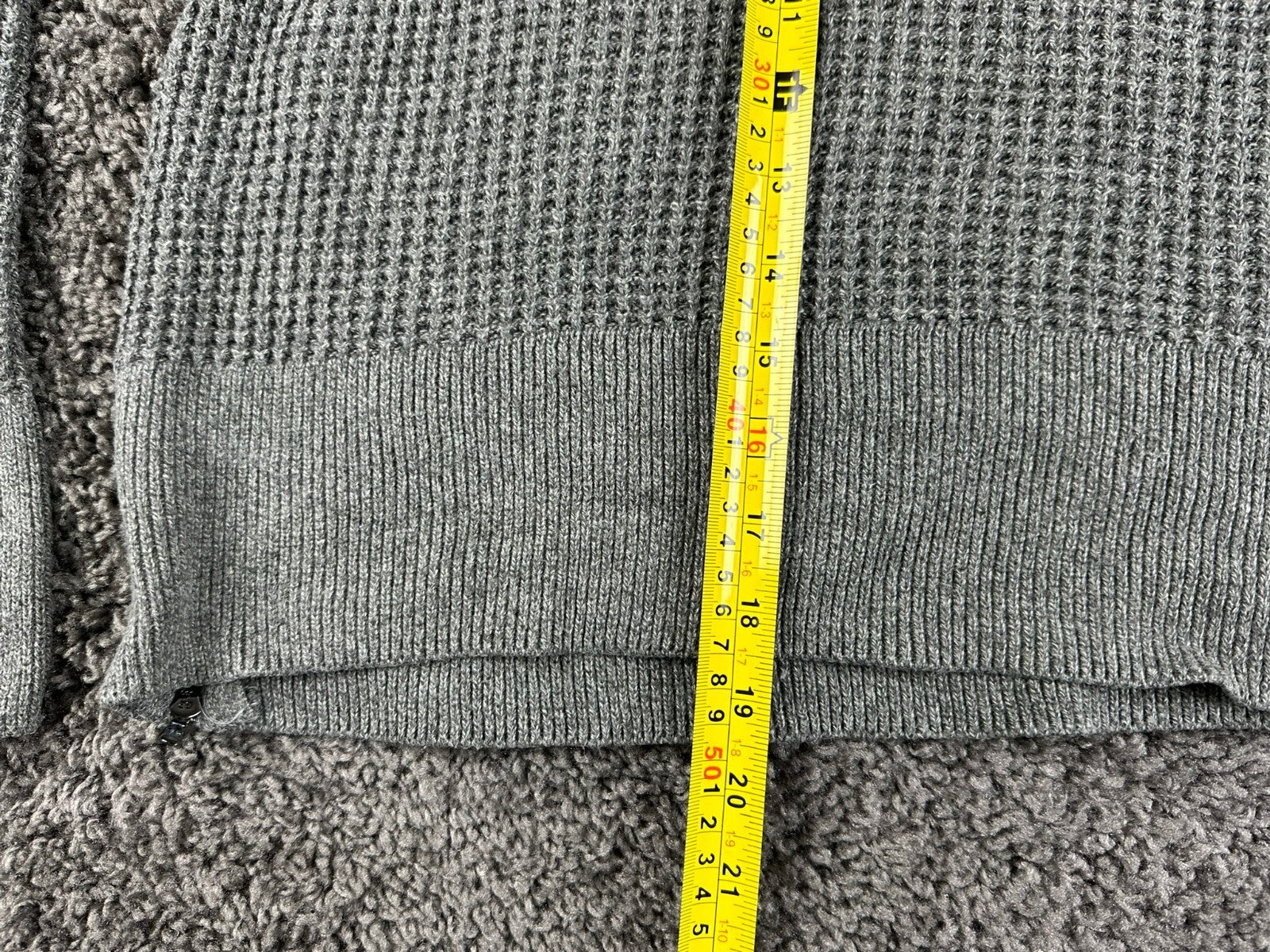 VETTA Capsule Organic Cotton Waffle Knit Crewneck Sweater Size XS Luxury