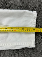 Armani Exchange Mens J130 Skinny White Jeans Stretch Cotton Pants AX 28 Short