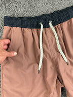 Vuori Mens Kore Shorts L Lined Terracotta Clay Dotted Waistband Athletic Run