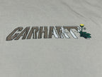 Carhartt WIP Mens XL Wall Beige Dandelion Script Organic T-Shirt