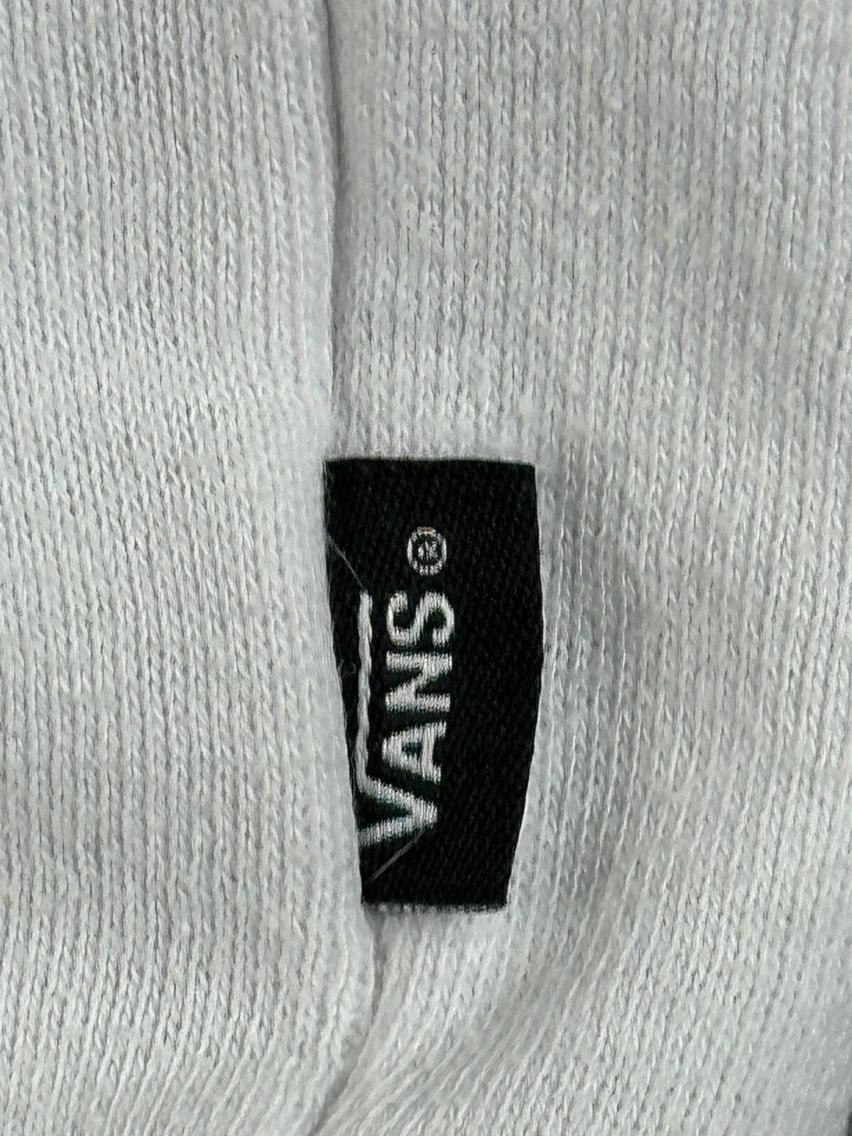 Vans x Thrasher Mens Hoodie White Flame Logo Pullover Skateboarding Sz Medium