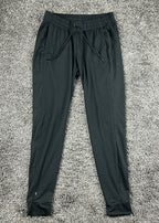 NOBULL Mens Small S Lightweight Athletic Joggers Pants Black Stretch Training