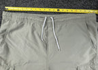 Vintage Quiksilver Cargo Shorts Men 41 Waist Tan Drawstring Y2K Sz L