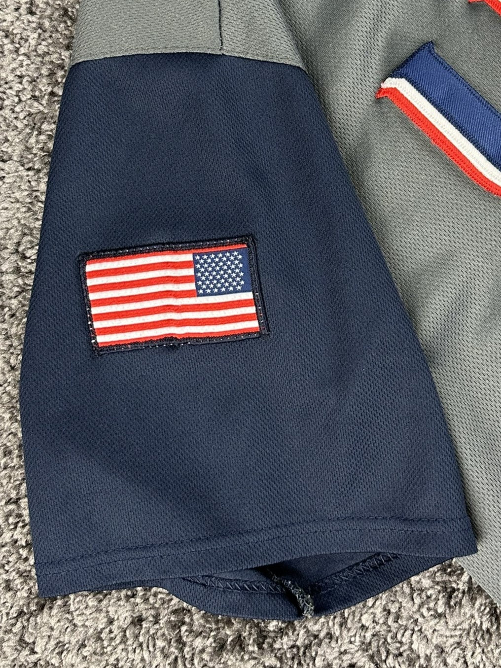 Majestic Buster Posey Team USA 2017 World Baseball Classic Jersey Gray Size 48