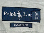 Vintage Polo Ralph Lauren Shirt Mens Classic Fit Sage Green LS Sz 18 36/37