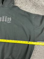 YZY Yeezy Kanye West Bully Hoodie HD-01 Mens Size 3 XL XXL Washed Black Merch