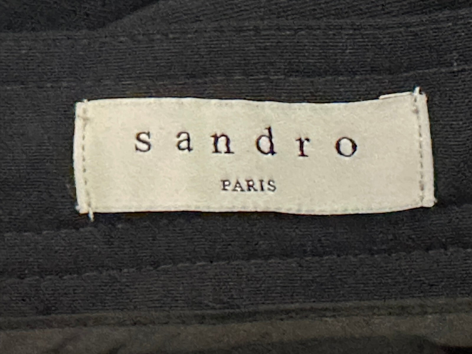 Sandro Paris Men Wool Blend Drawstring Smart Trousers Pants Navy Blue 36 FR 44