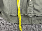 Vintage Columbia Mens XL Olive Green Cotton Safari Field Shirt Epaulets 90s
