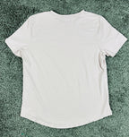 Lululemon Womens 10 Blush Pink Love Crew T-Shirt Curved Hem