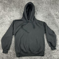 Vintage Hill Made in USA Black Pullover Hoodie Sweatshirt Mens Small Blank