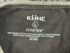 Kuhl Kommando Wildfibre Long Sleeve Shirt Brown L Organic Cotton Sleeve Pocket