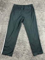 Polo Ralph Lauren Mens M Black White Stripe Interlock Track Pants Joggers