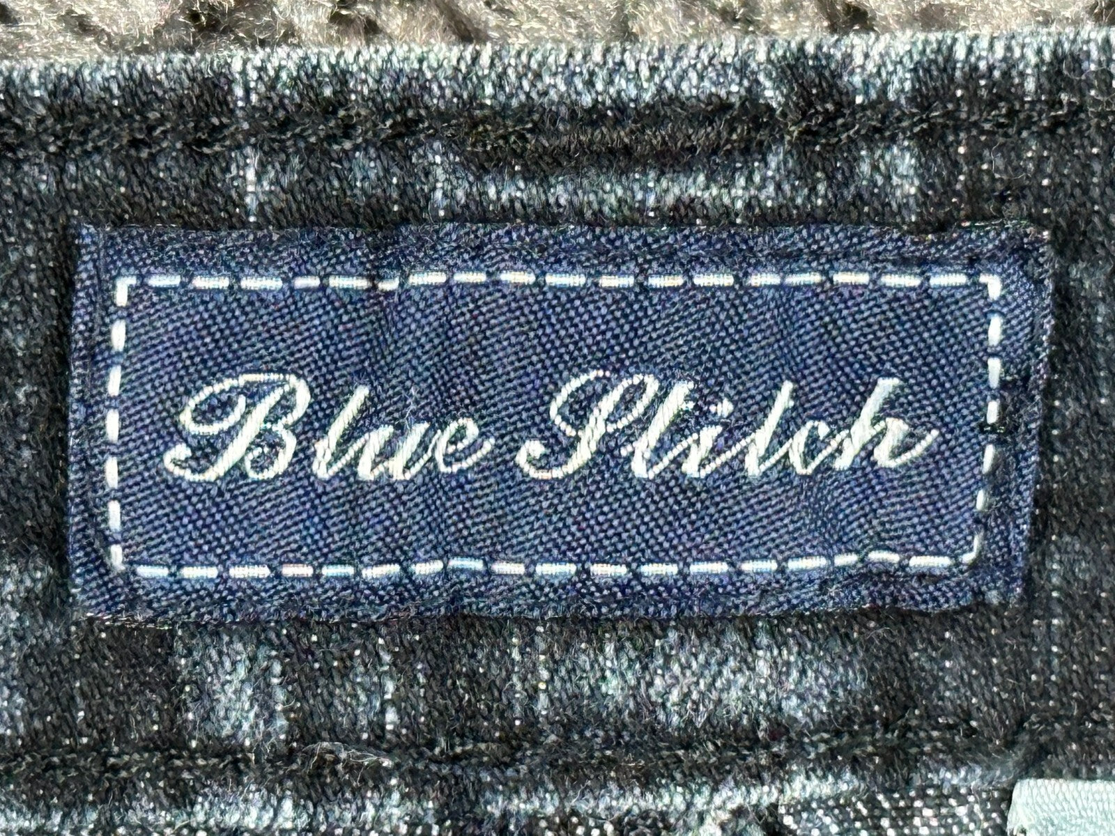 Blue Stitch Womens Jeans Size 11 Dark Wash Stretch Straight Leg Denim Pants