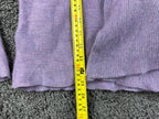 Eileen Fisher Merino Wool Cardigan Sweater Womens XL Lavender Shawl Open Front