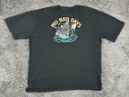 Cove No Bad Days Shark T-Shirt Black XXL Graphic Tee 2XL