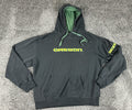 Oregon Ducks Hoodie Men Black Green Stadium Athletics Pullover Sweatshirt Sz L