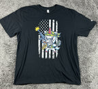 Defense Unicorns Warhacker T Shirt Black Military Tactical Combat Unicorn Sz XL