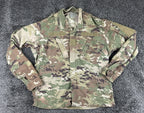 US Army OCP FRACU Combat Jacket  Regular Flame Resistant Multicam Coat Sz Medium