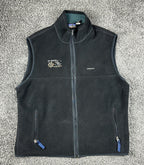 Vintage 90s Patagonia Synchilla Fleece Vest Mens XL Black 24 Hours of Moab