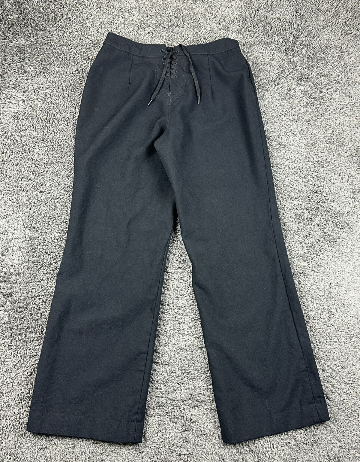 US Navy Crackerjack Pants Dress Blue Wool Slacks Defense Logistics Women's 10MR
