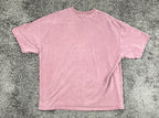Surf Locos Mens XL Sunburst Oval Logo Washed Plum Burgundy T-Shirt Made in USA