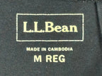 LL Bean Perfect Fit Pants Women's Medium Regular Black Cotton Lycra Straight Leg