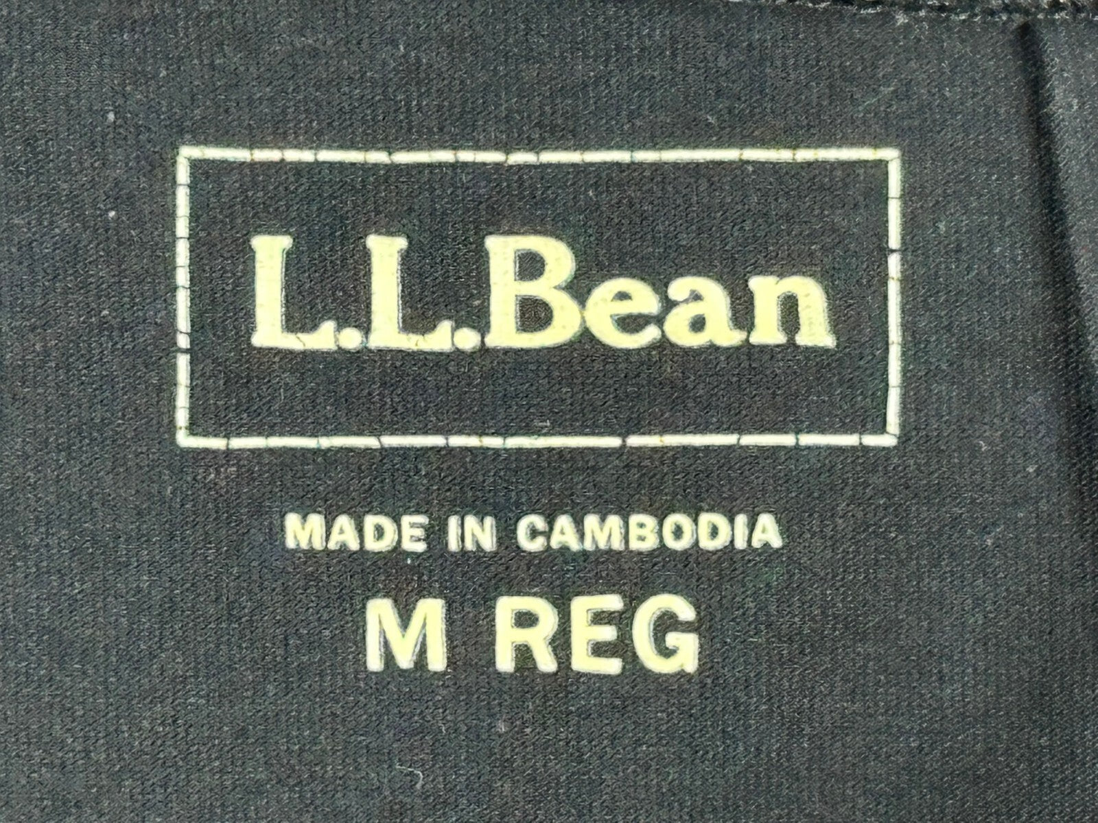 LL Bean Perfect Fit Pants Women's Medium Regular Black Cotton Lycra Straight Leg