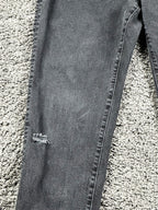 American Eagle AirFlex+ Jeans Mens Black Gray Distressed Stretch Denim Sz 34x32