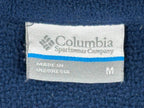 Columbia Fleece Jacket Womens M Michigan Wolverines Full Zip Navy