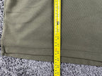 L.L. Bean Mens L Olive Green Wrinkle Resistant Double L Short Sleeve Polo Shirt