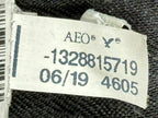 American Eagle Next Level Flex Jeans Mens Black Straight Stretch Denim Sz 34x34
