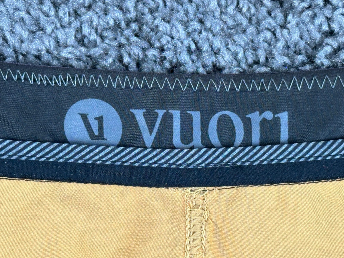 Vuori Cruise Boardshorts Mens L 36 Tan Polka Dot Camo 4-Way Stretch Swim Trunks