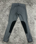 Kerrits Womens Medium Grey Black Performance Knee Patch Riding Tights Pants