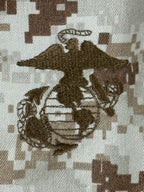 USMC Desert MARPAT Camo MCCUU Combat Blouse Shirt American Apparel Long Sz Small