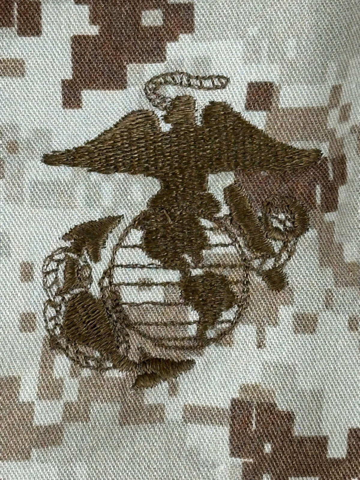 USMC Desert MARPAT Camo MCCUU Combat Blouse Shirt American Apparel Long Sz Small