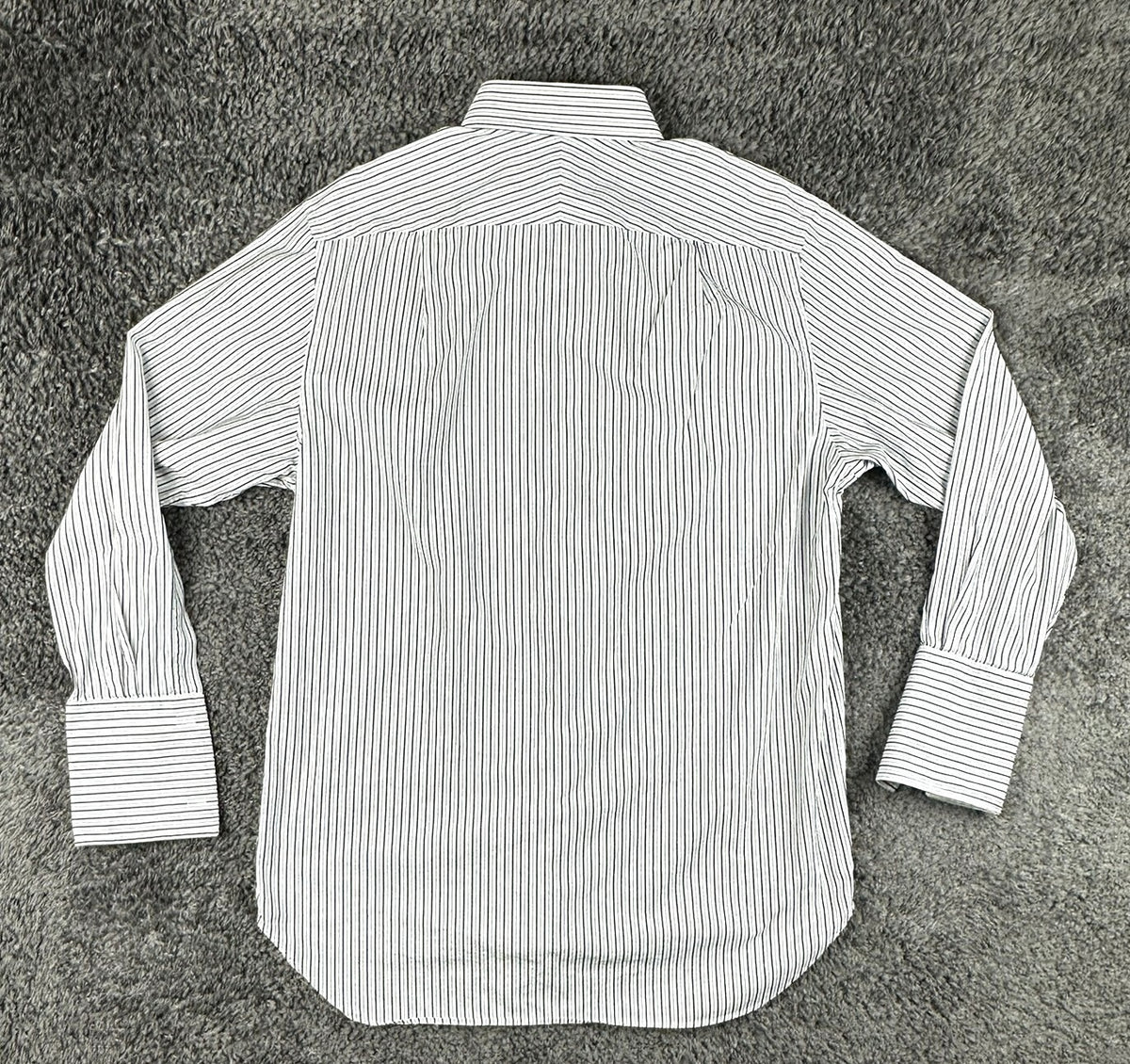 Charles Tyrwhitt Mens 16.5/34 Striped Dress Shirt French Cuff 100% Cotton